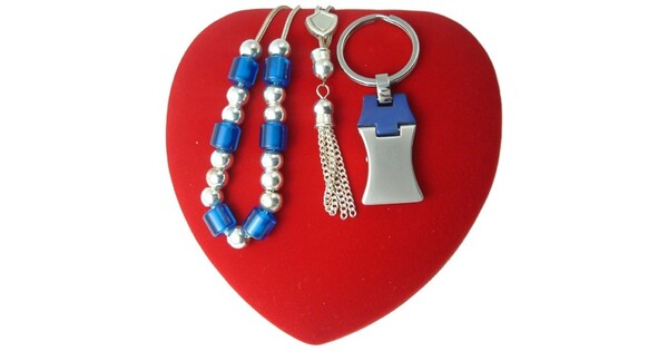 Worry Beads And Keychain Gift Set