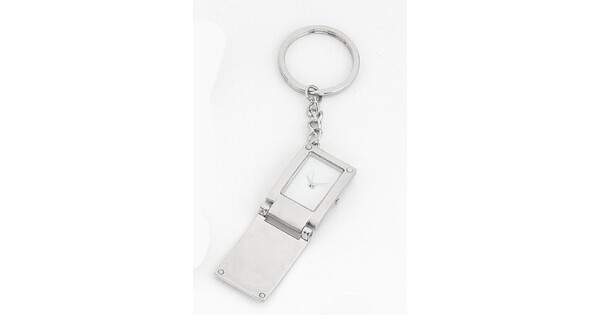Metallic Keychain Watch