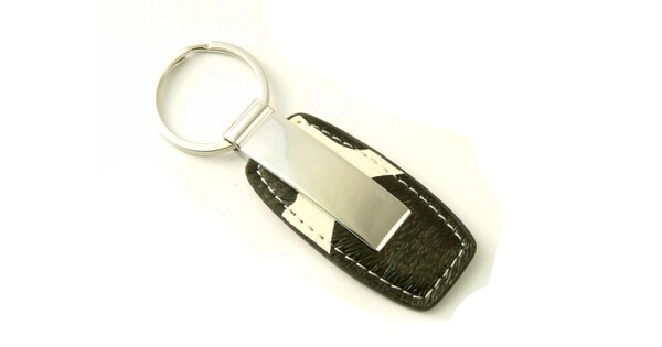 Black Color Metallic Keychain