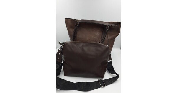 Dark Brown Color BagToBag Shoulder - Crossbody Bag
