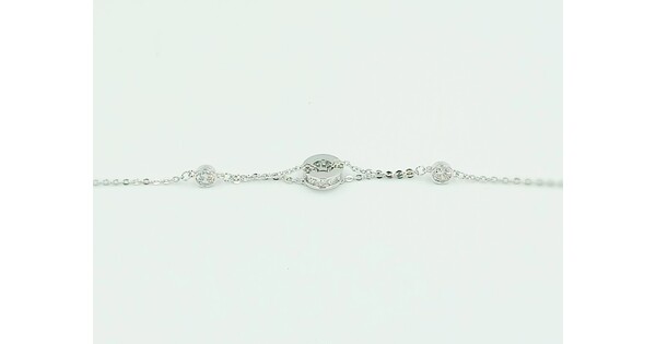 Steel Bracelet With Double Chain