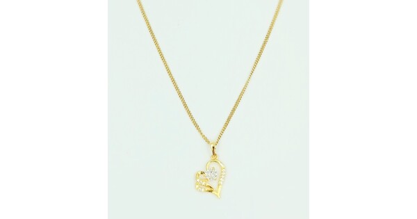 Gold Plated Heart Necklace