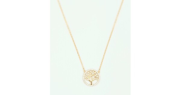 Rose Gold Plated Steel Necklace