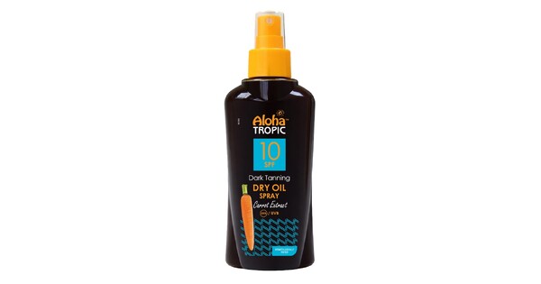 Aloha Tropic Λάδι Καρότου Για Βαθύ Μαύρισμα Spf 10