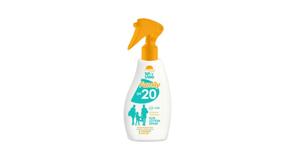 Sea n Sand Sun Medium Protection Lotion Trigger Family Spf20