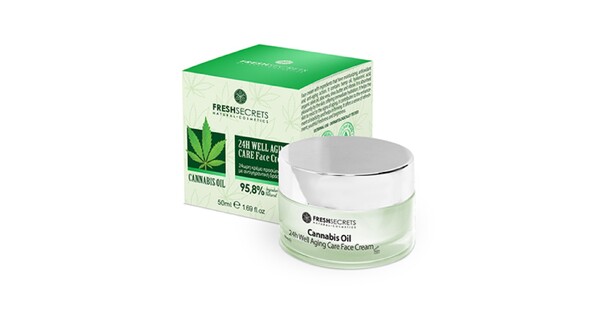 Fresh Secrets Face Cream 24Η Well Aging Care With Cannabis