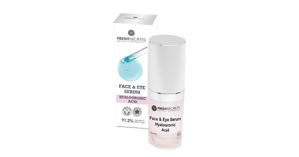 Fresh Secrets Ορός Περιποίησης Για Τα Μάτια & Το Πρόσωπο Με Υαλουρονικό Οξύ.