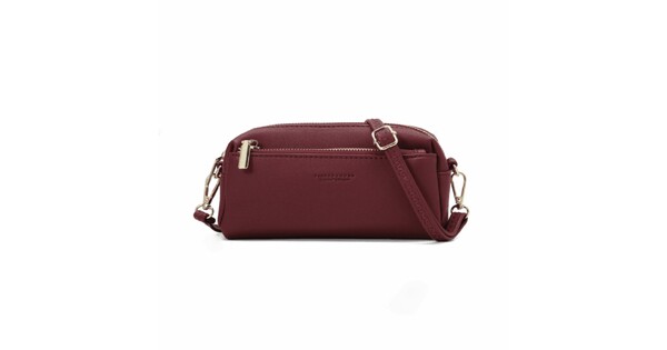 Pierre Loues Womens Bag Crossbody Burgundy Colour