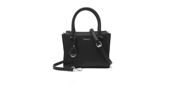 Γυναικεία Τσάντα Xειρός Χιαστί Pierre Loues Μαύρο Χρώμα