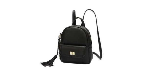 Pierre Loues Womens Bag Backpack Black Colour