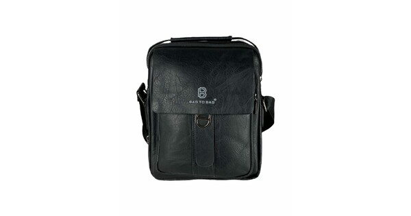 Αντρικό Τσαντάκι - Χειρός Χιαστί BagToBag Σε Μαύρο Χρώμα