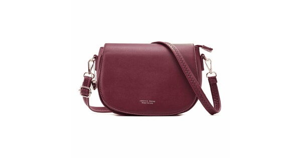Pierre Loues Womens Bag Crossbody Burgundy Colour