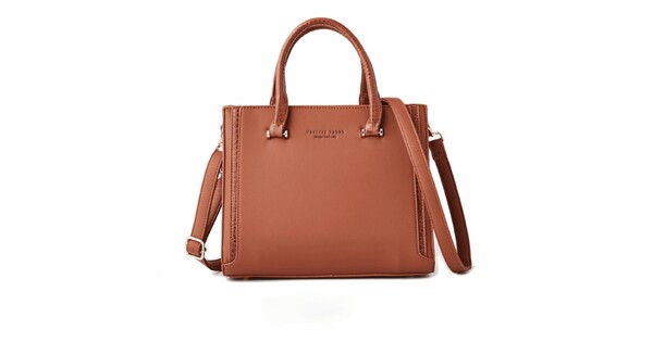 Γυναικεία Τσάντα Χιαστί/Χειρός Pierre Loues Καφέ Χρώμα