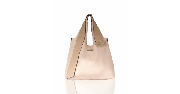 Beige Color BagToBag Shoulder Bag With A Belt