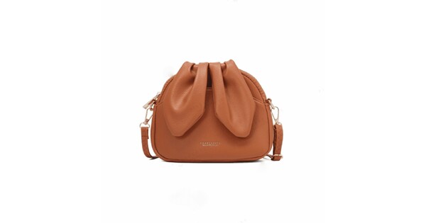 Pierre Loues Womens Pouch Crossbody Brown Colour