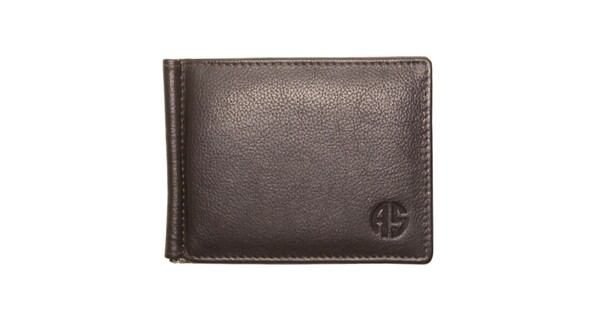 Alpha Status Leather Mens Wallet with RFID Brown Colour With Clip