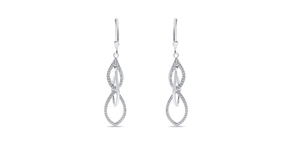 Ασημένια Σκουλαρίκια Με Πέτρες Ζιργκόν