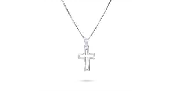 Ανδρικός Ασημένιος Σταυρός