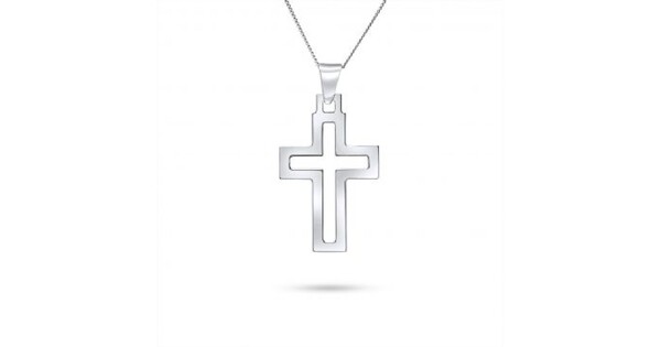 Ανδρικός Ασημένιος Σταυρός