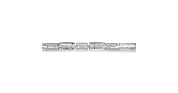 Steel Bracelet With Meander