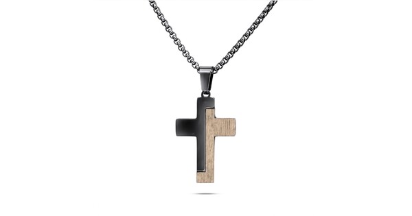 Ανδρικός Σταυρός Ατσάλι