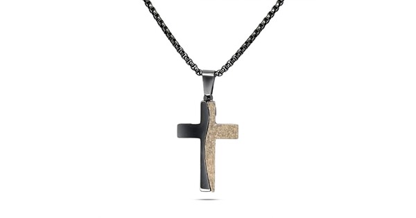 Ανδρικός Σταυρός Ατσάλι