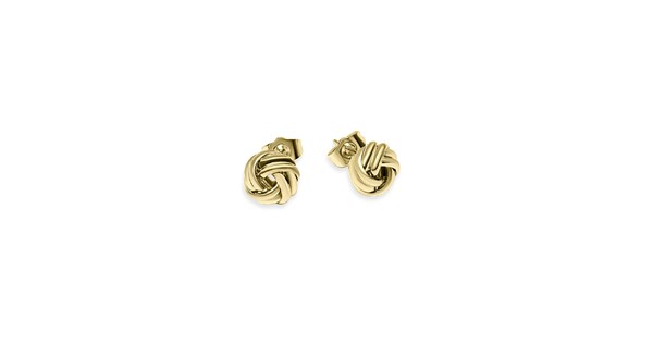 Gold Plated Steel Stud Earrings