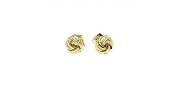 Gold Plated Steel Stud Earrings