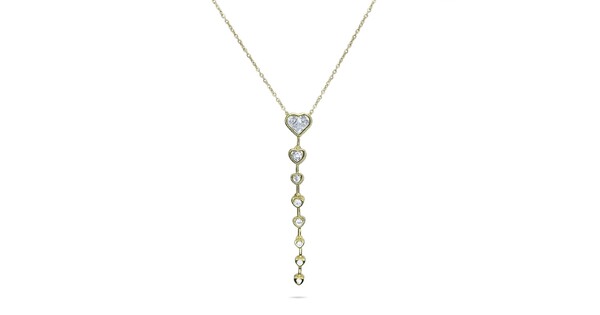 Κολιέ Επίχρυσο Ατσάλι Σε Στυλ Υ