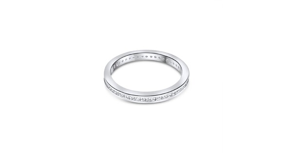 Multi Stone Stainless Steel Ring
