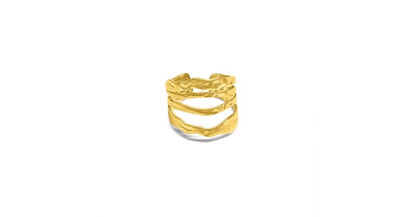Gold Plated Steel Ring