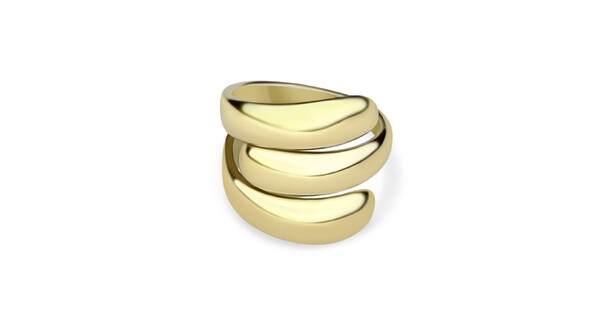 Gold Plated Steel Ring