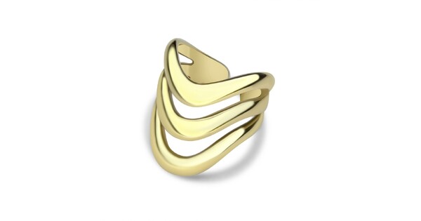 Gold Plated Steel Ring