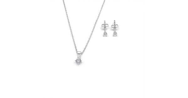 Set With Zircon Stones