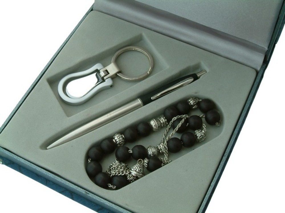 Σετ Δώρου Μπρελόκ Κομπολόι Στυλό - 1