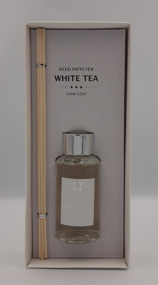 Αρωματικό Χώρου 80ml Σε Μπουκαλάκι Με Στικς White Tea