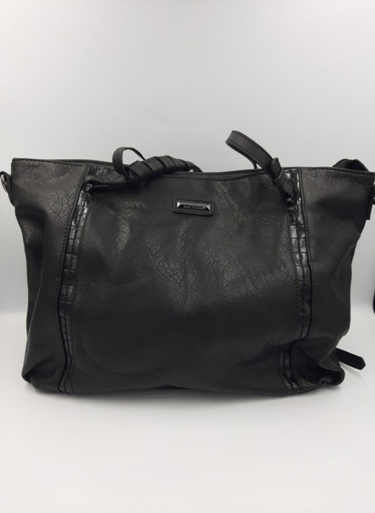 Τσάντα Ώμου-Χιαστί BagToBag Σε Μαύρο Χρώμα