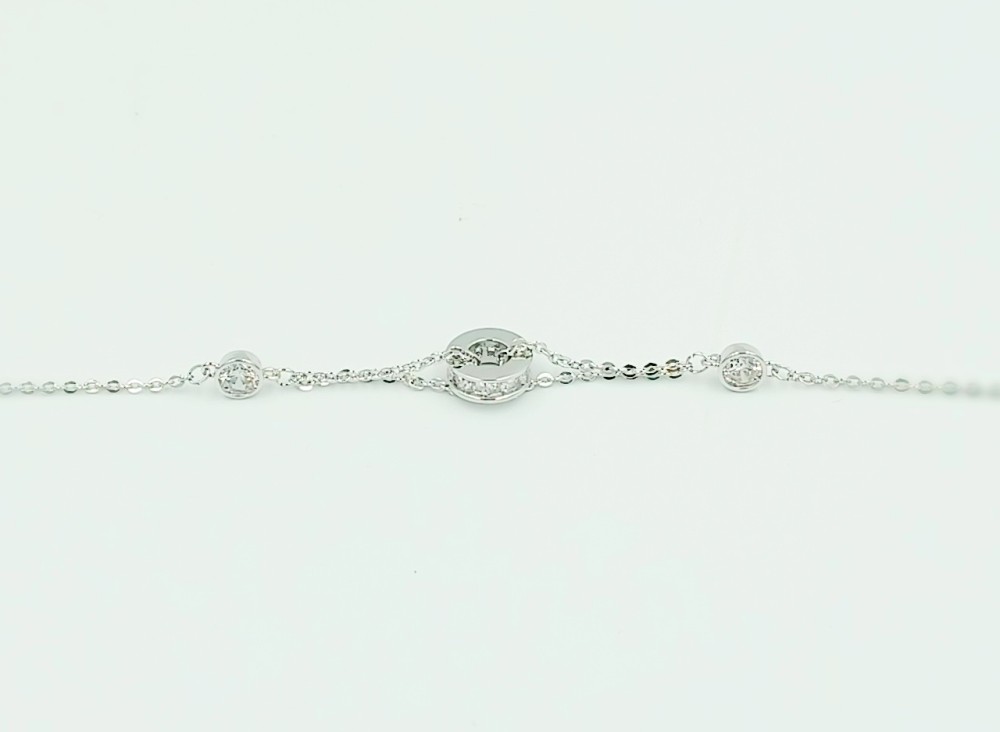 Steel Bracelet With Double Chain - 1