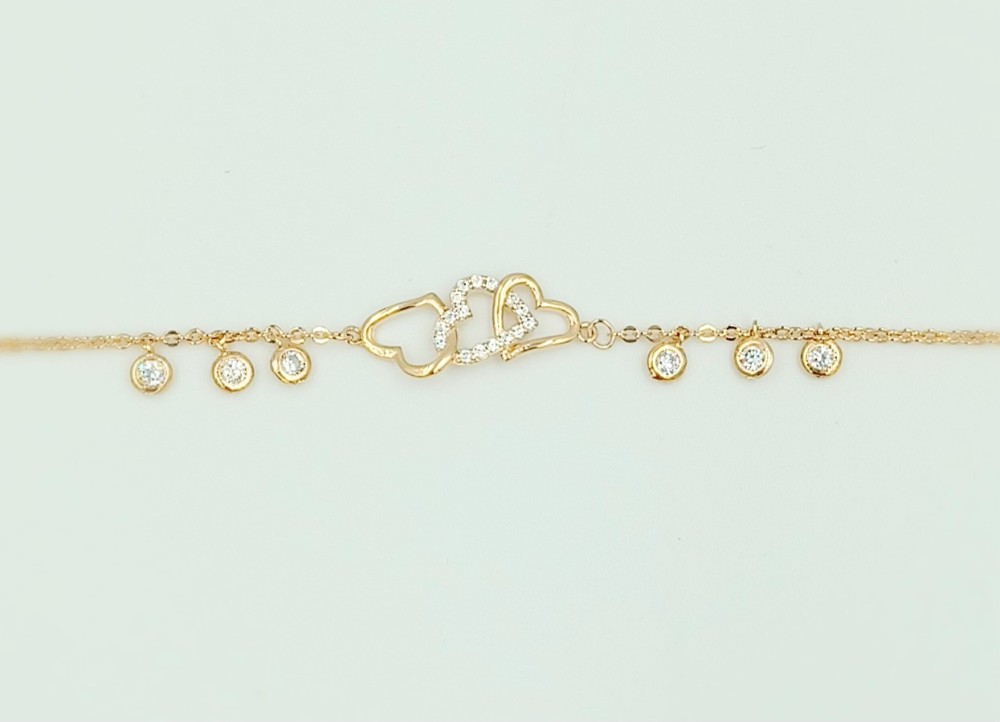 Rose Gold Plated Steel Bracelet - 1