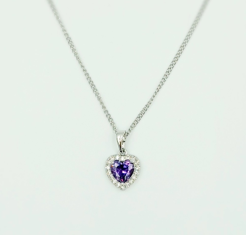 Multi Stone Stainless Necklace - 1