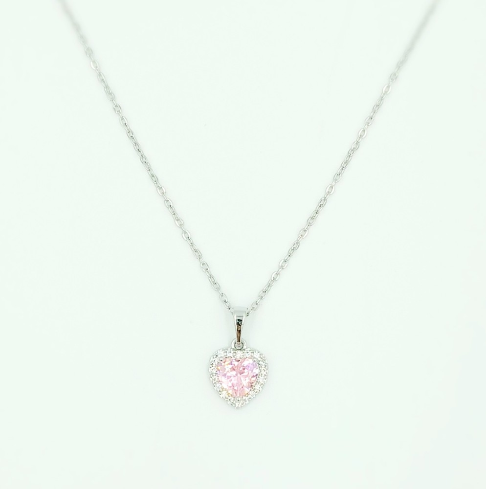 Multi Stone Stainless Necklace - 1