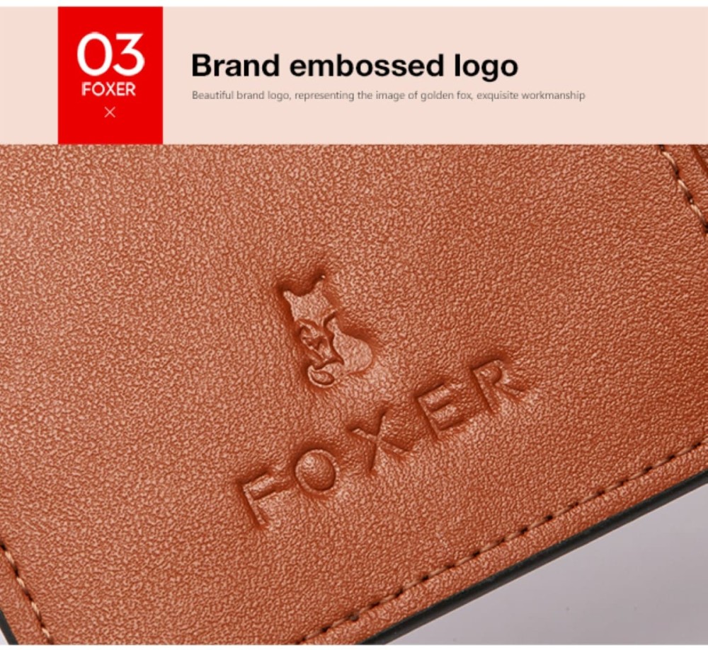 Foxer Small Womens Wallet Brown Colour - 6