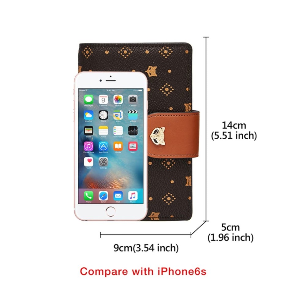 Foxer Small Womens Wallet Brown Colour - 9