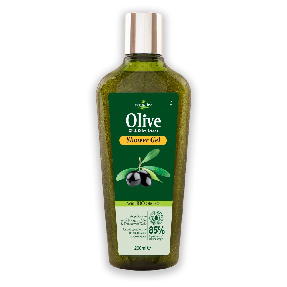 Herbolive Αφρόλουτρο Aπολέπισης Με Λάδι Ελιάς - 1