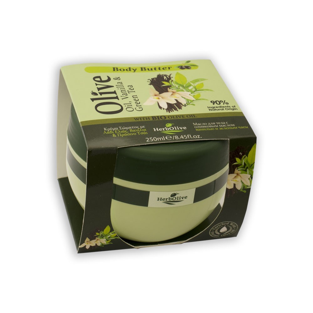 Herbolive Body Butter Vanilla & Green Tea - 1