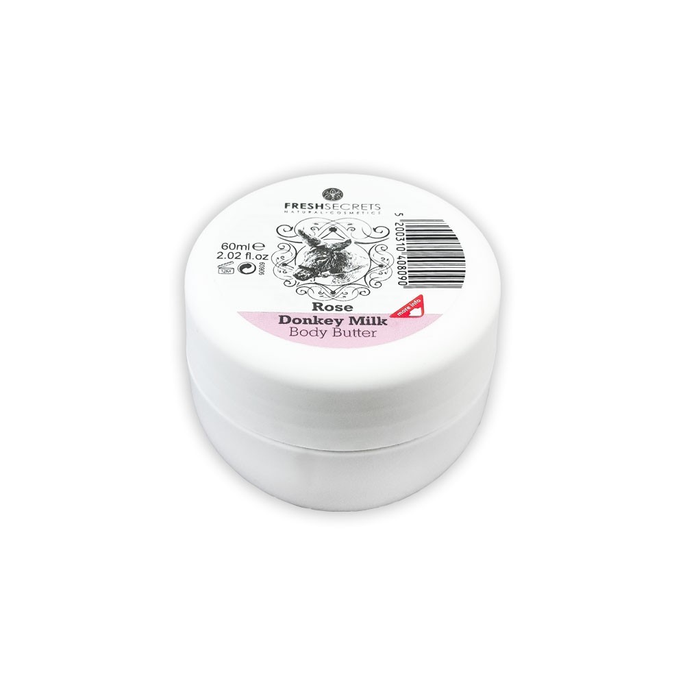 Fresh Secrets Body Butter with Donkey Milk & Rose - 1