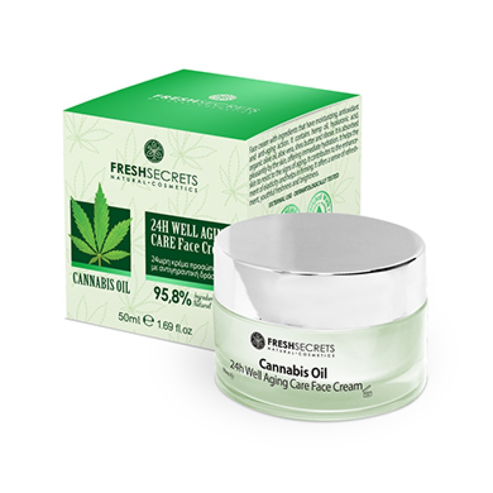 Fresh Secrets Face Cream 24Η Well Aging Care With Cannabis - 1