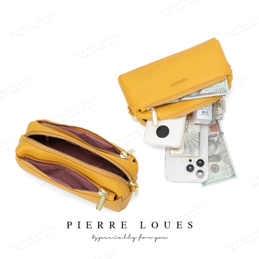 Pierre Loues Womens Bag Crossbody Burgundy Colour - 3