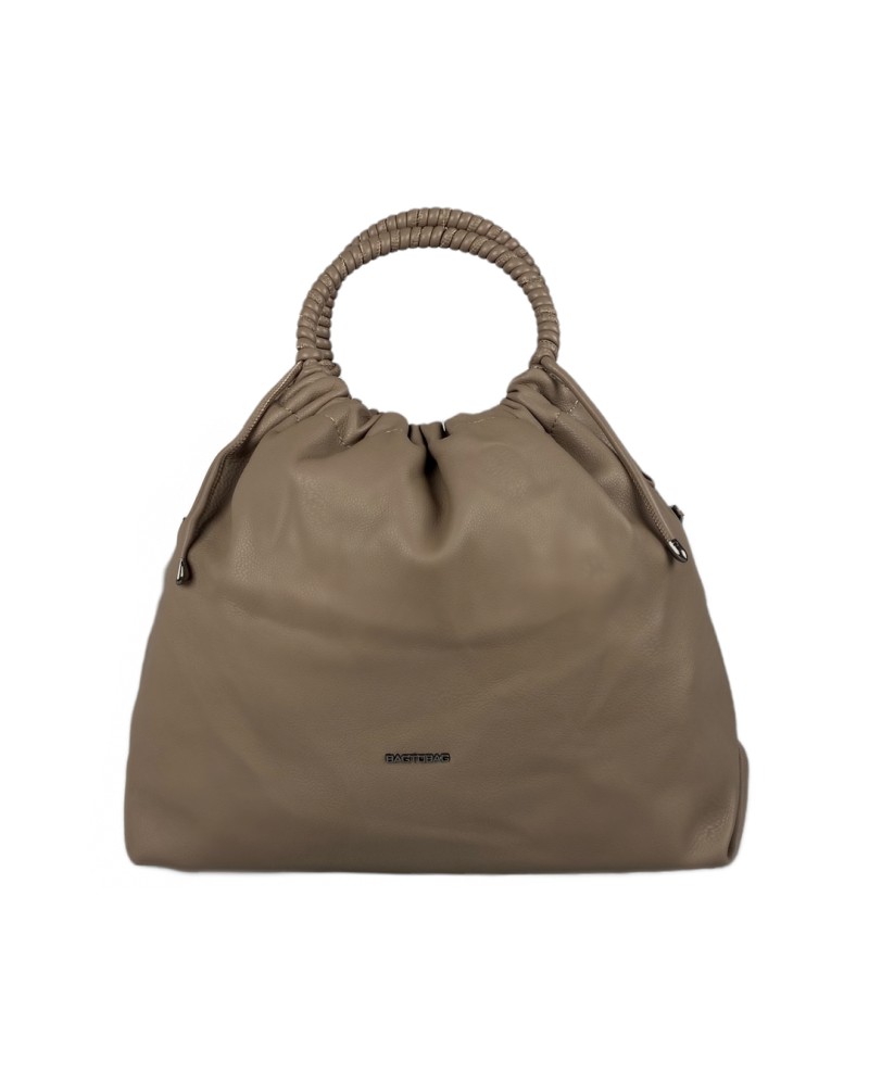 Τσάντα Ώμου - Χειρός BagToBag Ανοιχτό Καφέ Χρώμα Με Περίτεχνα Λουράκια