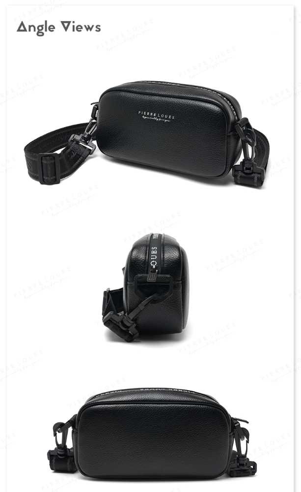 Pierre Loues Womens Bag Crossbody Black Colour - 7